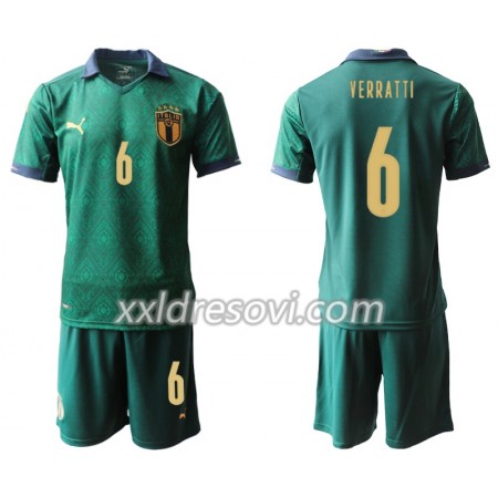 Italija Verratti 6 Treći Dječji Komplet Dresovi za Nogomet Euro 2020 (+ kratke hlače)